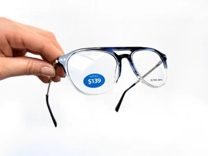ELTON JOHN Glasses Designer Frames BLUES FADDN 55-19-145 with Case and Cloth - Picture 1 of 7