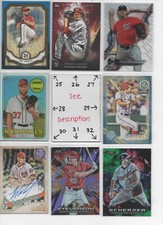 Washington Nationals LOADED U-PICK Serial #d JERS AU Rookie ZIMM HARPER SCHERZER