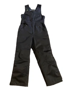 Vtg 80s Arctic Cat Arcticwear Snowmobile Racing Bibs Pants Neon Large Zip Up Leg - Picture 1 of 9
