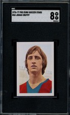 1976-77 JOHAN CRUYFF FKS EURO SOCCER STARS #65 (SGC 8) BARCELONA AJAX