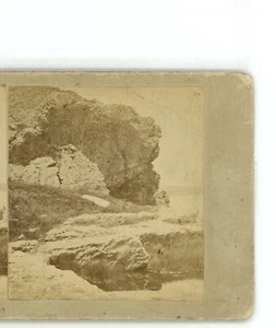 Felswandformation Newport RI Rhode Island J.A. Williams Stereoview - Bild 1 von 4