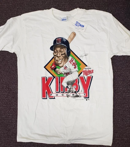NEW WITH TAGS - KIRBY PUCKETT T-SHIRT SIZE MEDIUM Cover