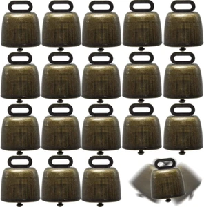 18PCS Cow Horse Sheep Grazing Copper Bells Small Brass Bells Cattle Goat Farm Lo - Picture 1 of 12