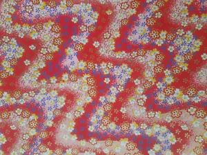 2 sheets A4 21x29.7cm Washi Rice Yuzen Chiyogami Origami Japan Papers - Picture 1 of 1