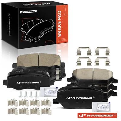 8 件陶瓷制动垫前后适用于吉普 Renegade 菲亚特 500X 2016-2021 15-22 — 第 1/4 张图片