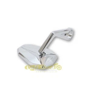 Specchio specchietto bar end HIGHSIDER VICTORY alluminio cromato Omologato - Bild 1 von 2