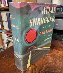 Atlas Shrugged by Ayn Rand HBDJ 22nd Printing - Picture 1 of 9