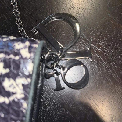 Outstanding Dior Wallet with Detachable Chain and Dior Charms Authentic - Image 1 of 4