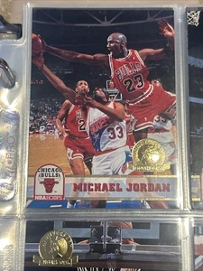 1993-94 NBA Hoops 5th Anniversary Gold Set Series 1. 1-300 - Bild 1 von 24