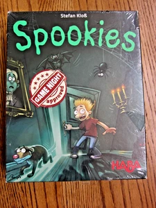 HALLOWEEN "SPOOKIES" VINTAGE BOARD GAME-HABA-GERMAN/ENGLISH-NEW SEALED-HTF - Picture 1 of 6