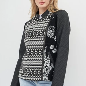 Desigual Casual Jacket Women Black Oe8 Size L EU 40 - Picture 1 of 9