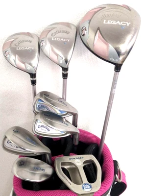 Callaway Ladies Golf Club Set 8pcs RH Legacy Woods Gems Irons Odyssey No Bag - Image 1 of 4