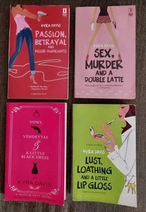 Kyra Davis Books 4 Book Lot Lust Loathing Vows Vendettas Passion Betrayal Sex .. - Picture 1 of 2