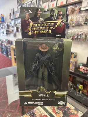 "Figura DC Direct Sandman Toys Justice Society of America 7"" Sand Man 2009" Foto 1 de 4