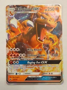 Carta Pokemon Charizard GX 20/147 Sm-Burning Shadows Holo - quasi nuova quasi nuova - Foto 1 di 2