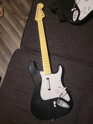 Nintendo Wii Rock Band Fender Stratocaster Wireless Guitar 19091 - Image 1 of 4
