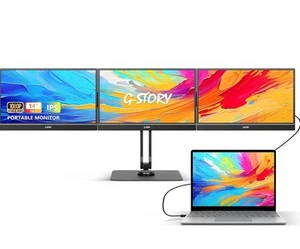 G-story 3 écrans, modèle GS140H3 triple moniteur câble USB 2.0 connexion directe - Photo 1/10
