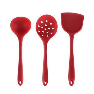  Herramientas de utensilios de cocina de silicona resistentes al calor de 3 piezas para utensilios de cocina - Imagen 1 de 12
