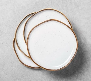 Hearth & Hand with Magnolia 4 pack Reactive Glaze Stoneware Salad Plate 8.5" - Picture 1 of 5