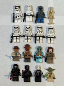 Lego Star Wars Minifigure Lot Yoda Kylo Ren Darth Maul Asajj Ventress Troopers - Picture 1 of 10