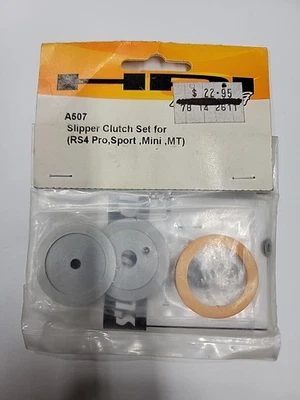 VINTAGE HPI RACING #  A507 SLIPPER CLUTCH SET FOR RS4 PRO SPORT MINI MT COMPLETE - Image 1 of 2