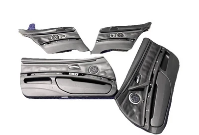 ✅ Tarjeta de panel de puerta delantera trasera BMW E92 E90 E93 M3 2008-2013 cuero negro OEM Foto 1 de 4