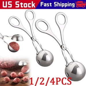 Meatball Maker Spoon Non Stick Thick Stainless Steel Meat Baller Kitchen Utensil - Picture 1 of 17