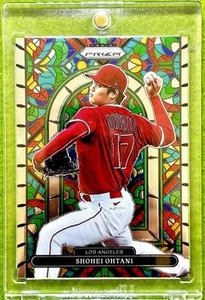 Shohei Ohtani SELTENE GLASMALEREI PRIZM KARTE Trikot #17 ANGELS SSP DODGERS NEUWERTIG - Bild 1 von 3
