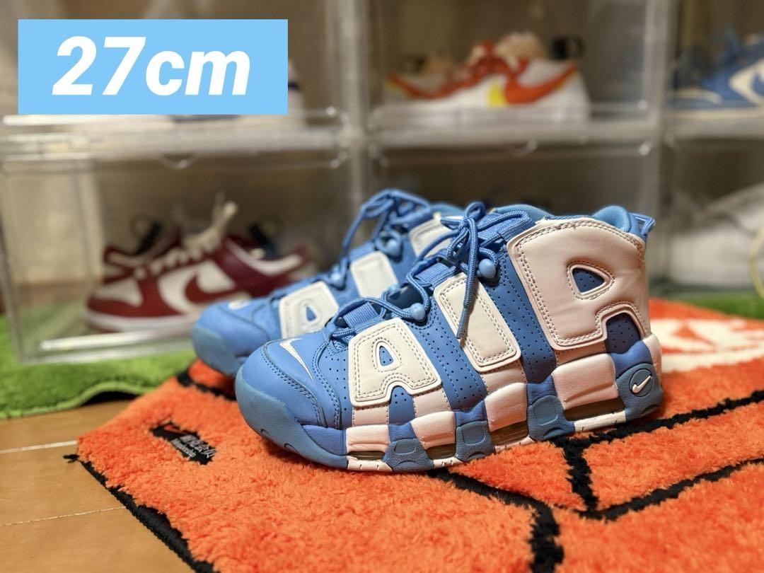 シューズ(男性用) NIKE AIR MORE UPTEMPO \"UNIVERSITY BLUE\" Nike Air More Uptempo '96 'University Blue & White'. Nike SNKRS