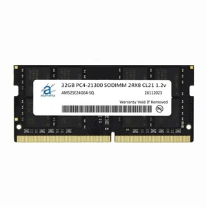 Adamanta 32GB DDR4 2666MHz PC4-21300 SODIMM 2Rx8 1.2v Laptop Memory RAM Upgrade - Picture 1 of 2