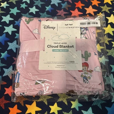 Manta Nube Grande Little Sleepies Disney's Toy Story Pink Stars Foto 1 de 4