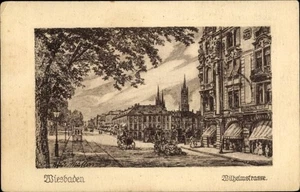 Künstler Ak Müllers, Rudi, Wiesbaden in Hessen, Wilhelmstraße,... - 4203574 - Picture 1 of 2