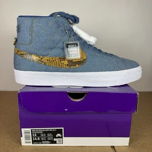 Blazer Nike Supreme x Zoom QS SB Mid Denim Azul - Para Hombre 13 - Imagen 1 de 7