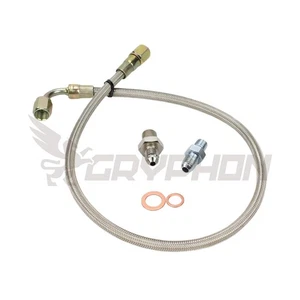 Turbo Oil Feed Line Kit for Toyota Land Cruiser 1HD Top Mount TD05H Oil-Cooled - Picture 1 of 2