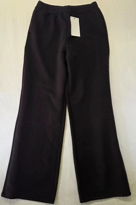 New Zara Flowing Straight Leg Trousers Size M Dark Khaki Joggers RRP £26 Zara - Image 1 of 4