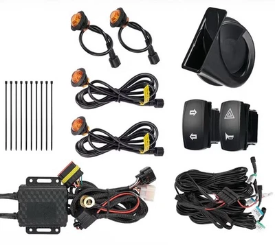 NEW Kemimoto UTV Turn Signal Kit with Horn, Pre Wired, Plug & Play UTV CFMOTO - Image 1 of 4