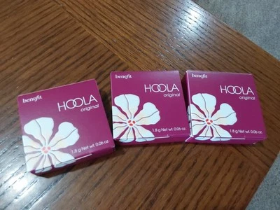 LOT/3 Benefit Cosmetics HOOLA Bronzer Mini Size .06oz Each NIB - Image 1 of 3