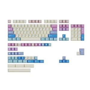 150 Tasten Tastenkappen PBT-Material Tastatur-Tastenkappen Cherry Profile S8230 - Bild 1 von 19