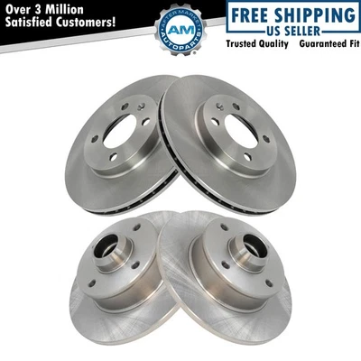 Juego de rotores de freno delanteros y traseros para Volkswagen Foto 1 de 4