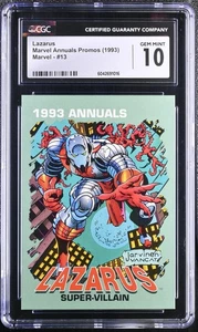 Lazarus #13 CGC 10 Gem Mint Marvel 1993 Marvel Annuals Promos Super-Villain - Bild 1 von 2