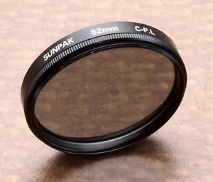 Sunpak 52mm Filter C-P.L Japan - Picture 1 of 2