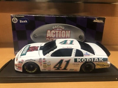 Steve Grissom 1997 Kodiak Nascar 1/24 Diecast Negro Ventana Banco Acción #41 Chevy Foto 1 de 4