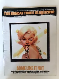 Marilyn Monroe Bert Stern Cover The Sunday Times Magazine June 12, 2005 RARE UK - Picture 1 of 4