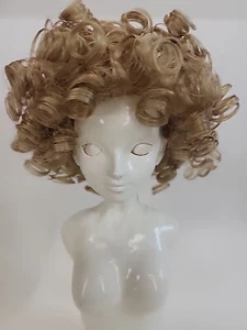 New in Box Monique Doll Wig Laney 10-11 Blond Medium Curls - Picture 1 of 7