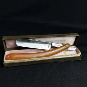 Vintage 1965s Soviet Straight Razor Graviura USSR Box Original russia - Picture 1 of 10