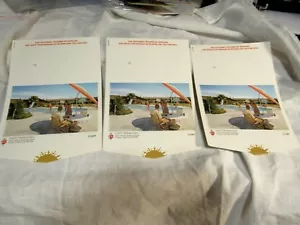 Lote de 3 papelería de postal vintage Hyatt Tradewinds Fresno, CA sin usar excelente - Imagen 1 de 6