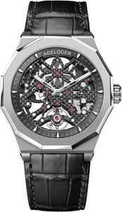 Men's Skeleton Automatic Diver Watch Luminous Power Reserve 50M Waterproof Sport - Bild 1 von 7