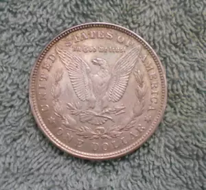 #C54. 1921 USA SILVER MORGAN DOLLAR COIN - NO MINT MARK - Picture 1 of 2