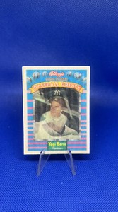 1991 Kellogg's Corn Flakes Baseball Greats #11 Yogi Berra ⚾️⚾️⚾️