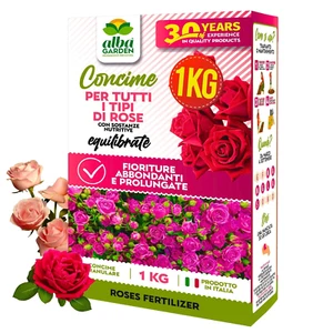 Concime Rose Granulare - 1 KG - Fertilizzante per Abbondanti Fioriture - Ottimo - Foto 1 di 12